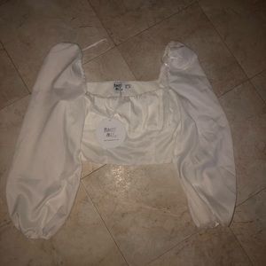 NWT Princess Polly White Ariah Top